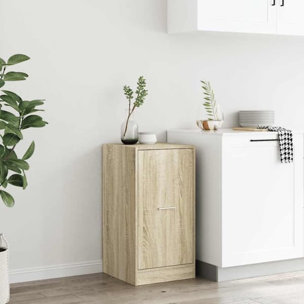 vidaXL apotekerskab 40x41x77,5 cm konstrueret træ sonoma-eg