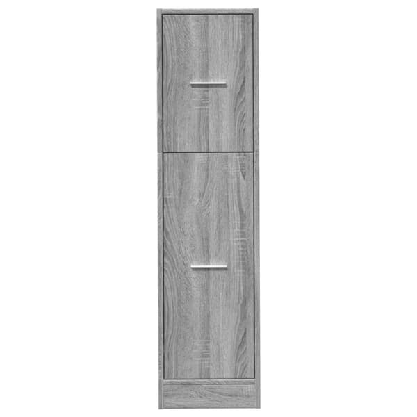 vidaXL apotekerskab 30x41x118 cm konstrueret træ grå sonoma-eg