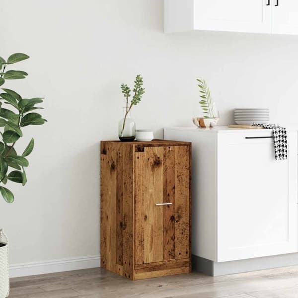 vidaXL apotekerskab 40x41x77,5 cm konstrueret træ gammelt træ-look