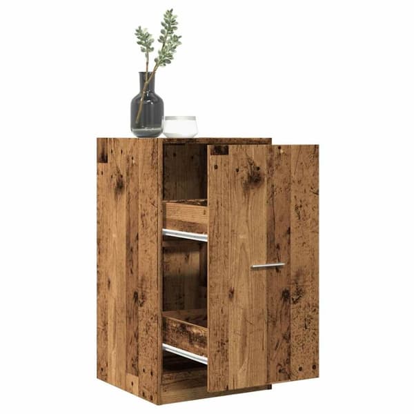 vidaXL apotekerskab 40x41x77,5 cm konstrueret træ gammelt træ-look