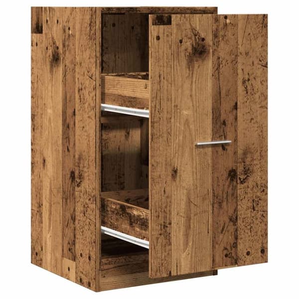 vidaXL apotekerskab 40x41x77,5 cm konstrueret træ gammelt træ-look