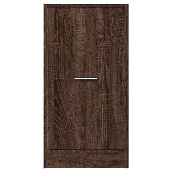 vidaXL apotekerskab 40x41x77,5 cm konstrueret træ brun egetræsfarve