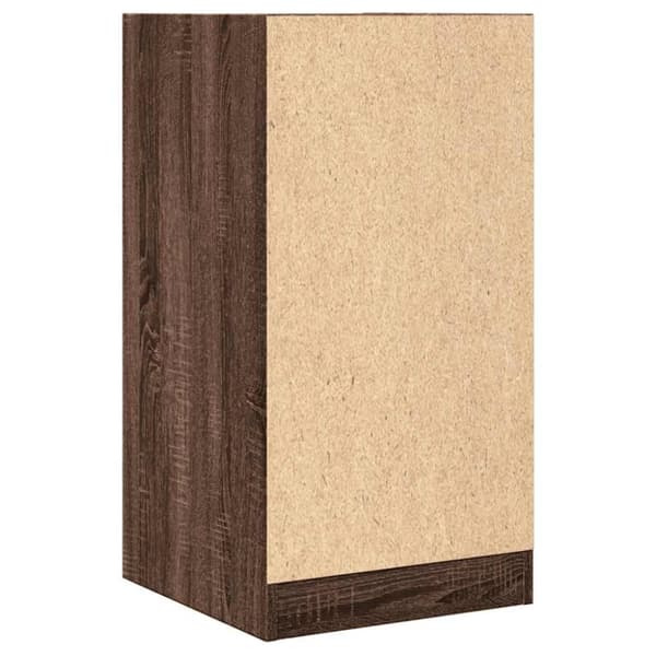 vidaXL apotekerskab 40x41x77,5 cm konstrueret træ brun egetræsfarve