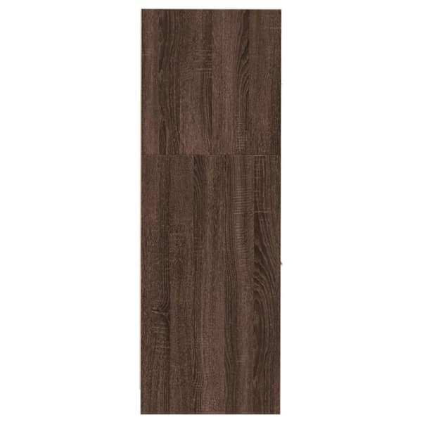 vidaXL Apoteksskåp brun ek 30x41x118 cm konstruerat trä