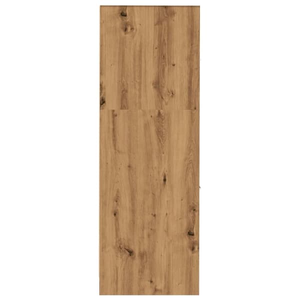 vidaXL Apotekskap artisan eik 30x41x118 cm konstruert tre