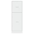 Miniatyrbilde 6 av 11: vidaXL Apotekskap hvit 40x41x118 cm konstruert tre