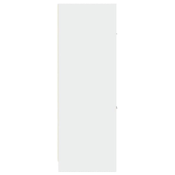 vidaXL Apotekskap hvit 40x41x118 cm konstruert tre