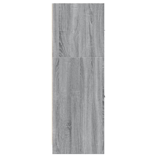 vidaXL Apotekskap grå sonoma 40x41x118 cm konstruert tre
