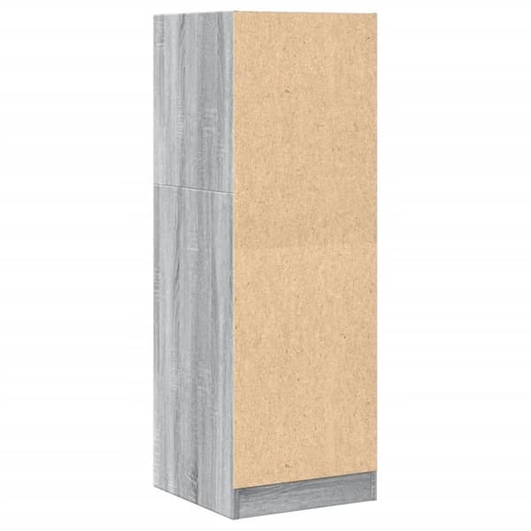 vidaXL Apotekskap grå sonoma 40x41x118 cm konstruert tre