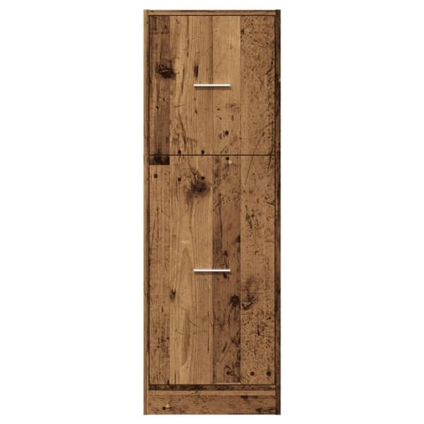 vidaXL Apoteksskåp åldrat trä 40x41x118 cm konstruerat trä