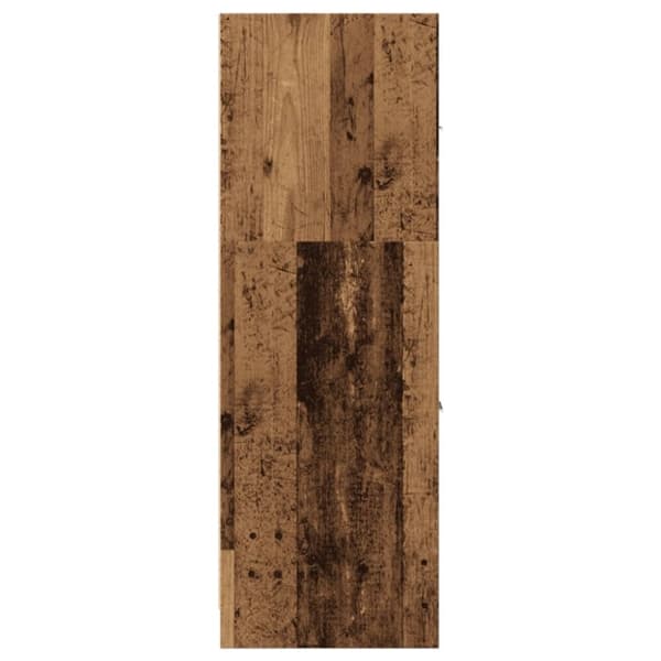 vidaXL Apoteksskåp åldrat trä 40x41x118 cm konstruerat trä