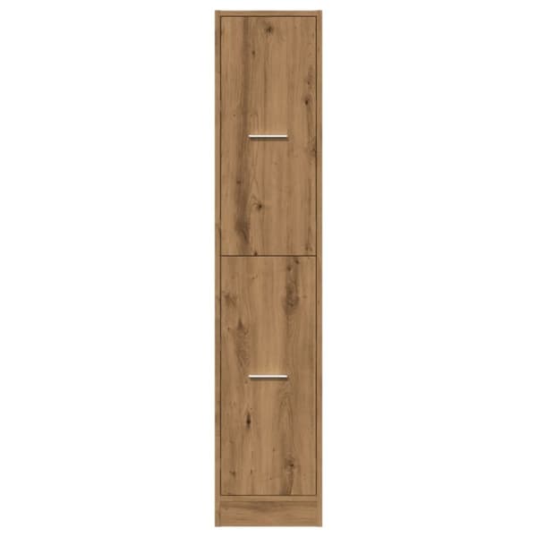 vidaXL Apotekskap artisan eik 30x41x144,5 cm konstruert tre