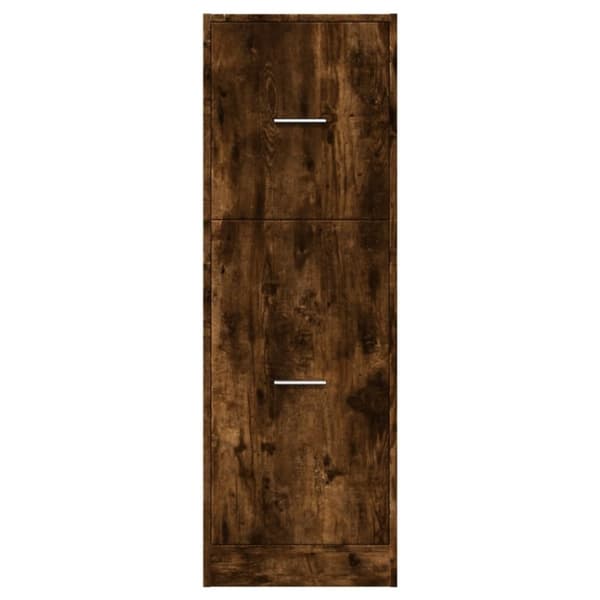 vidaXL Apotekskap røkt eik 40x41x118 cm konstruert tre