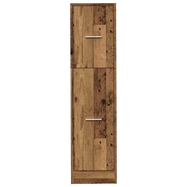 vidaXL apotekerskab 30x41x118 cm konstrueret træ hvid