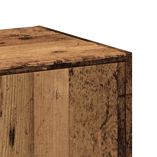 vidaXL apotekerskab 30x41x118 cm konstrueret træ hvid