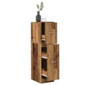 Miniatyrbillede 2 af 11: vidaXL apotekerskab 30x41x118 cm konstrueret træ hvid