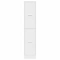Miniatyrbillede 6 af 11: vidaXL apotekerskab 30x41x144,5 cm konstrueret træ hvid