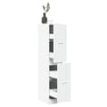 Miniatyrbillede 2 af 11: vidaXL apotekerskab 30x41x144,5 cm konstrueret træ hvid