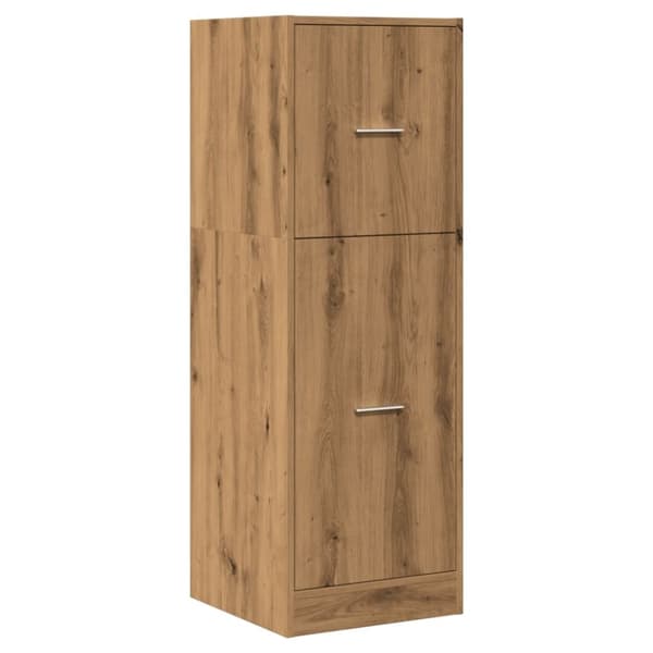 vidaXL udtræksskab 40x41x118 cm konstrueret træ sonoma-eg