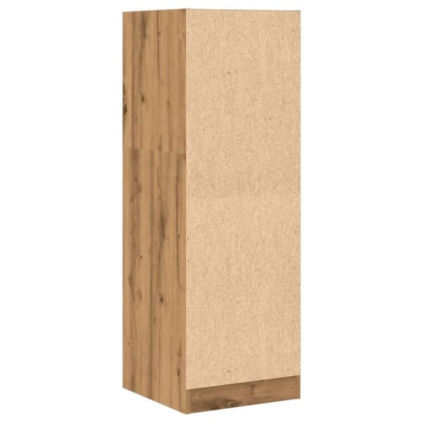 vidaXL udtræksskab 40x41x118 cm konstrueret træ sonoma-eg
