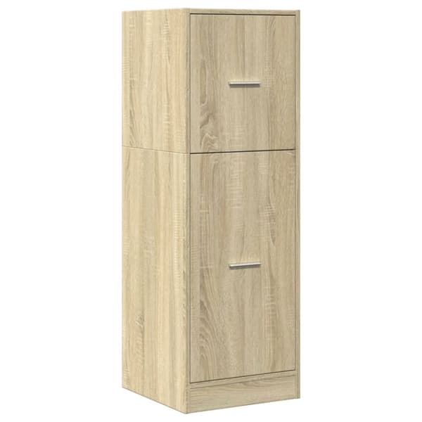 vidaXL udtræksskab 40x41x118 cm konstrueret træ sonoma-eg