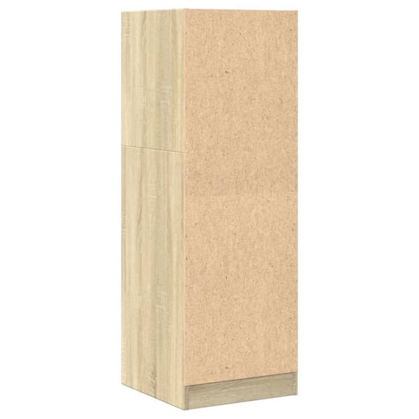 vidaXL udtræksskab 40x41x118 cm konstrueret træ sonoma-eg