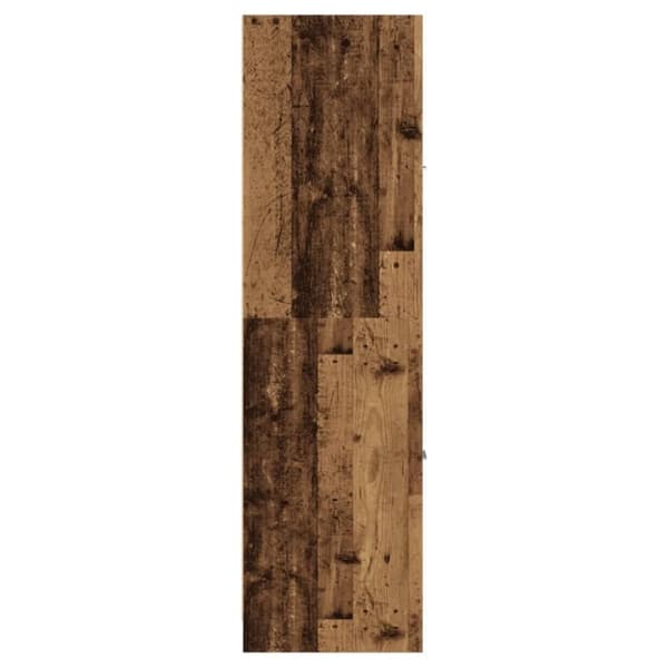 vidaXL Apoteksskåp åldrat trä 30x41x144,5 cm konstruerat trä