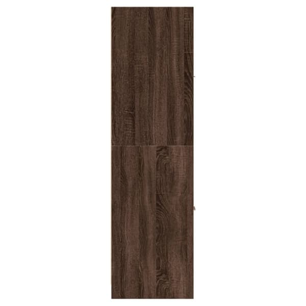 vidaXL apotekerskab 30x41x144,5 cm konstrueret træ brun egetræsfarve