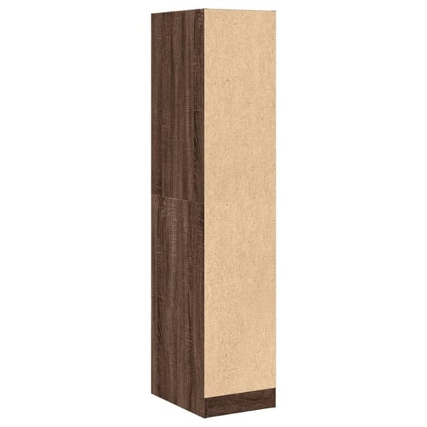 vidaXL apotekerskab 30x41x144,5 cm konstrueret træ brun egetræsfarve