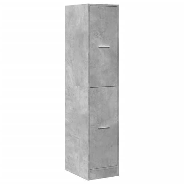 vidaXL apotekerskab 30x41x144,5 cm konstrueret træ betongrå