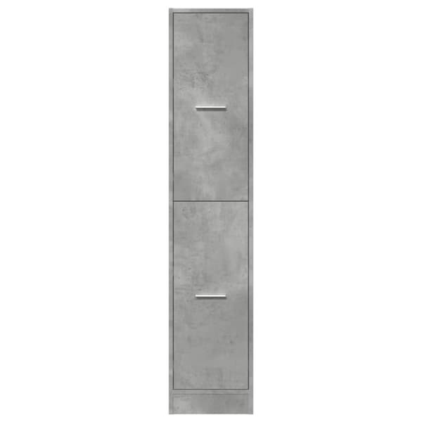 vidaXL apotekerskab 30x41x144,5 cm konstrueret træ betongrå