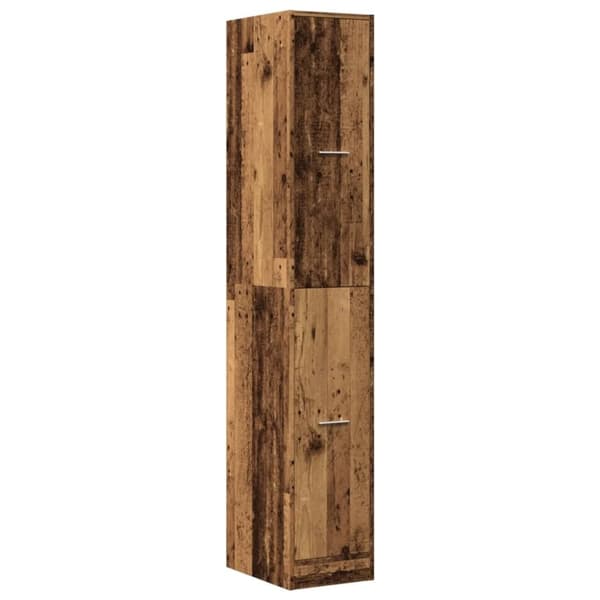 vidaXL apotekerskab 30x41x174,5 cm konstrueret træ gammelt træ-look