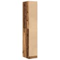 Miniatyrbillede 8 af 11: vidaXL apotekerskab 30x41x174,5 cm konstrueret træ gammelt træ-look