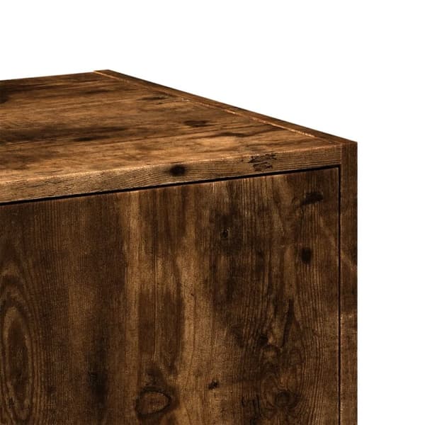 vidaXL apotekerskab 30x41x174,5 cm konstrueret træ røget egetræsfarve