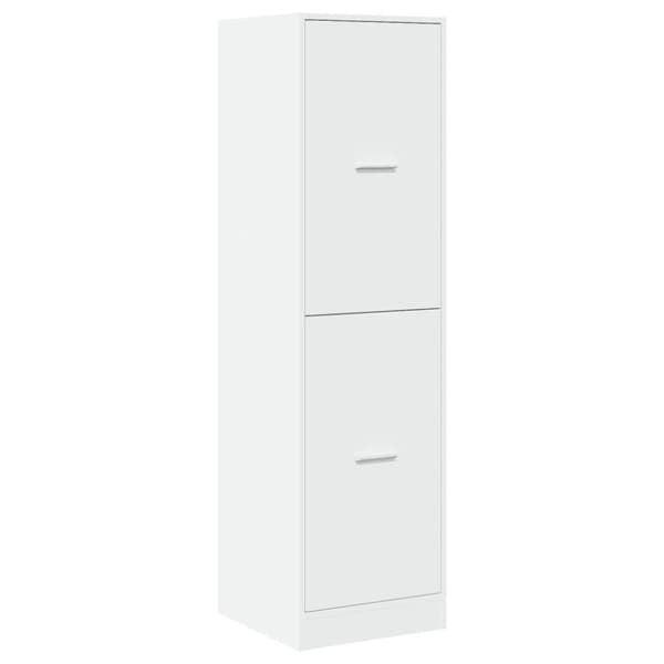 vidaXL apotekerskab 40x41x144,5 cm konstrueret træ hvid