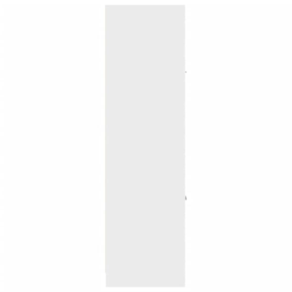 vidaXL Apotekskap hvit 40x41x144,5 cm konstruert tre