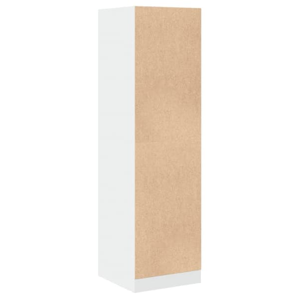 vidaXL Apotekskap hvit 40x41x144,5 cm konstruert tre
