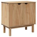 Miniatyrbilde 3 av 11: vidaXL Skap for gang OTTA 75x40x75 cm heltre furu
