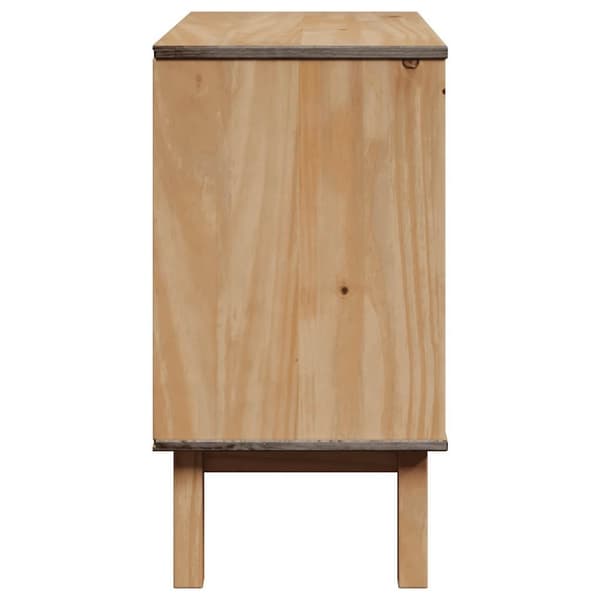 vidaXL Skap for gang OTTA 75x40x75 cm heltre furu