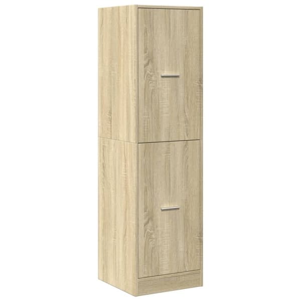 vidaXL apotekerskab 40x41x144,5 cm konstrueret træ sonoma-eg