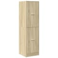 Miniatyrbillede 4 af 11: vidaXL apotekerskab 40x41x144,5 cm konstrueret træ sonoma-eg