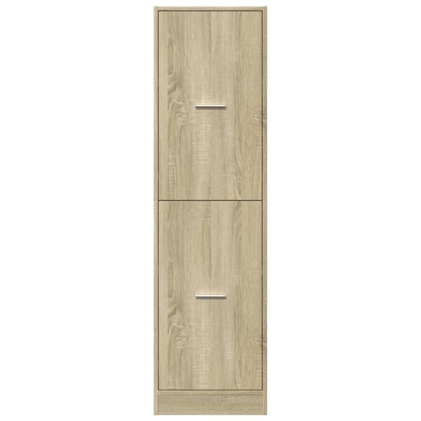 vidaXL apotekerskab 40x41x144,5 cm konstrueret træ sonoma-eg