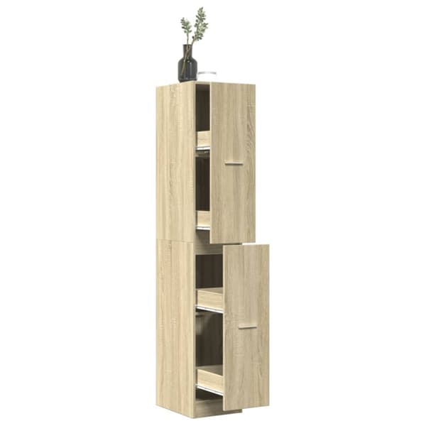 vidaXL apotekerskab 30x41x174,5 cm konstrueret træ sonoma-eg