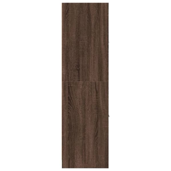 vidaXL Apteekkarinkaappi ruskea tammi 40x41x144,5 cm tekninen puu