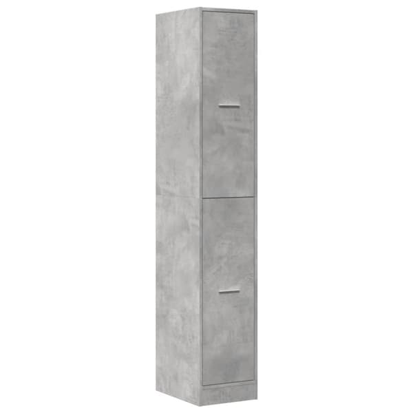 vidaXL apotekerskab 30x41x174,5 cm konstrueret træ betongrå