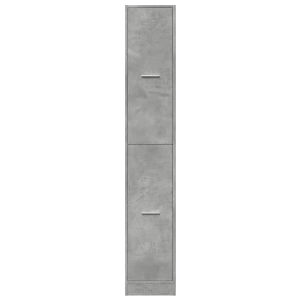 vidaXL apotekerskab 30x41x174,5 cm konstrueret træ betongrå