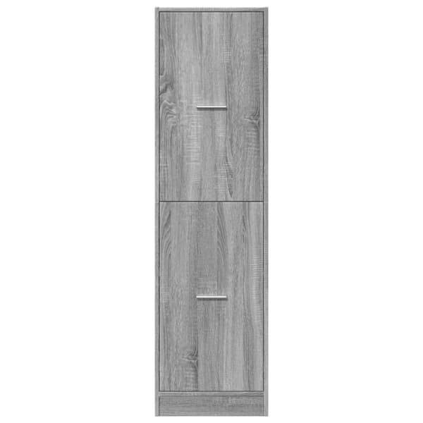 vidaXL apotekerskab 40x41x144,5 cm konstrueret træ grå sonoma-eg