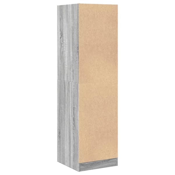 vidaXL apotekerskab 40x41x144,5 cm konstrueret træ grå sonoma-eg