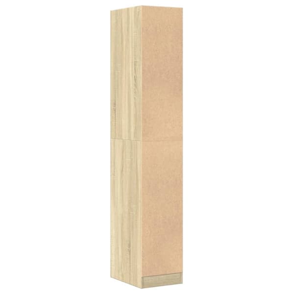 vidaXL Apotekskap sonoma eik 30x41x174,5 cm konstruert tre