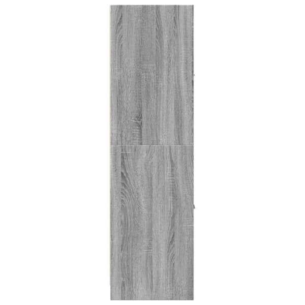 vidaXL Apotekskap grå sonoma 40x41x144,5 cm konstruert tre